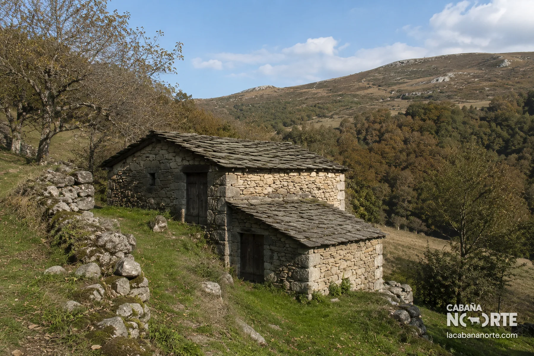 Cabaña pasiega de piedra en Villacarriedo