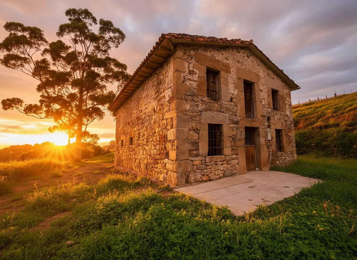 Cabaña pasiega tradicional restaurada con respeto a la arquitectura original, Villafufre