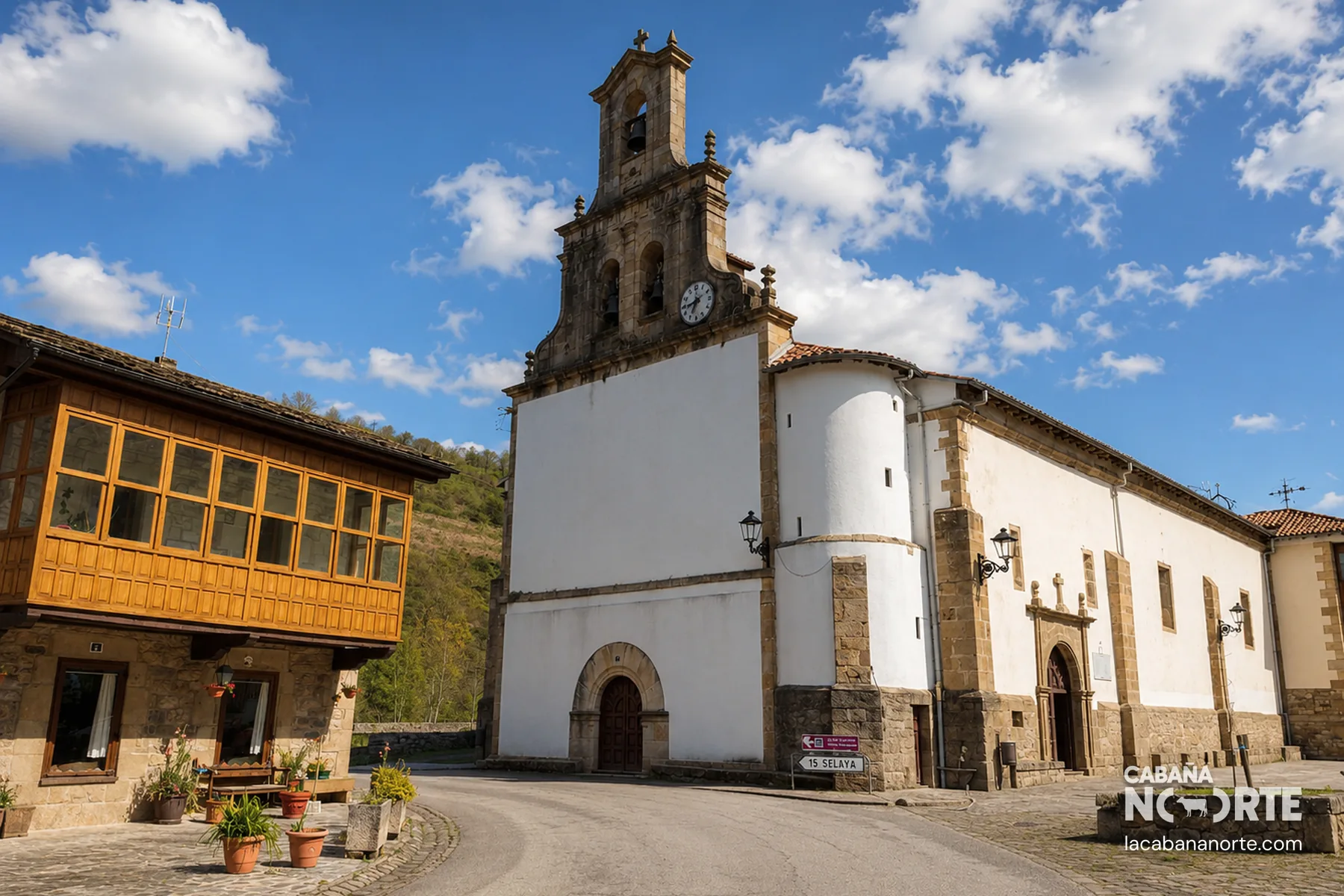Iglesia de Vega de Pas en los Valles Pasiegos