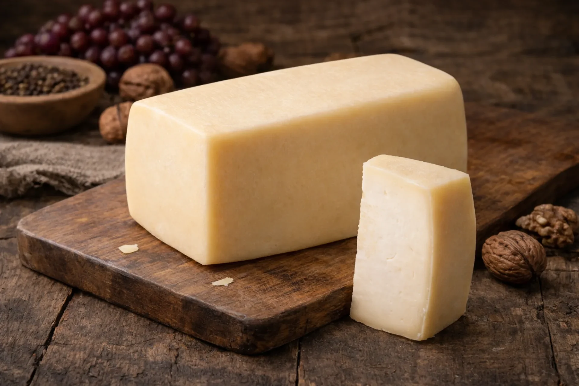 Queso pasiego artesano elaborado con leche de vaca, producto típico de la gastronomía pasiega en Cantabria