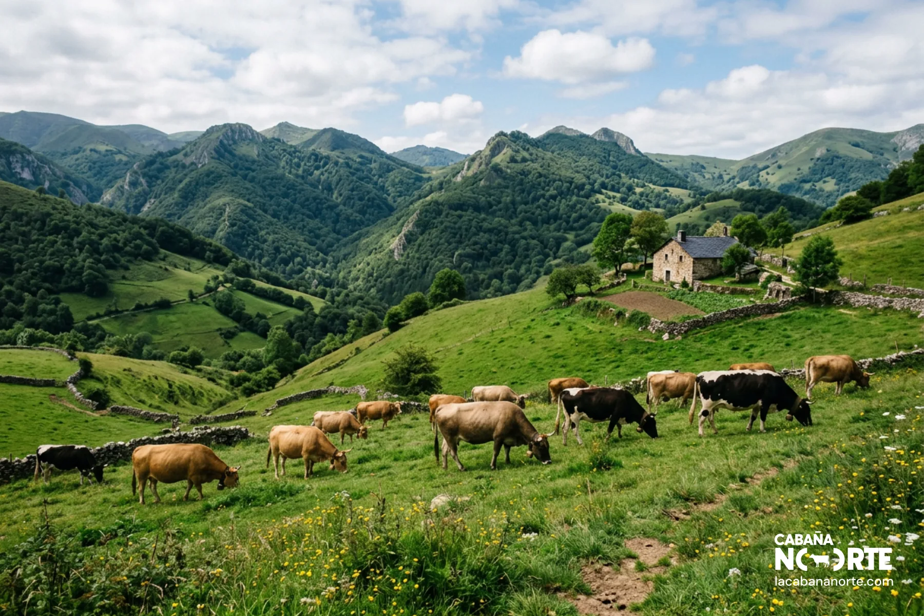 Las vacas de los Valles Pasiegos: el paisaje vivo que verás desde La Cabaña Norte